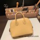 Hermes mini bolide Chevre 1S Foin Full Handmade 031 Hermes mini bolide Chevre 1S Foin Full Handmade 031