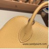 Hermes mini bolide Chevre 1S Foin Full Handmade 031