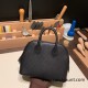 Hermes mini bolide Chevre 89 /Black (Noir) Full Handmade 032 Hermes mini bolide Chevre 89 /Black (Noir) Full Handmade 032