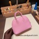 Hermes mini bolide Chevre X9 /Mauve Sylvestre Full Handmade 033 Hermes mini bolide Chevre X9 /Mauve Sylvestre Full Handmade 033