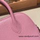 Hermes mini bolide Chevre X9 /Mauve Sylvestre Full Handmade 033 Hermes mini bolide Chevre X9 /Mauve Sylvestre Full Handmade 033