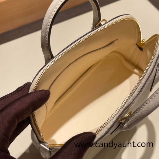 Hermes mini bolide Chevre I2 /Nata Full Handmade 035 Hermes mini bolide Chevre I2 /Nata Full Handmade 035