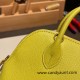 Hermes mini bolide Chevre 9R/Lime Full Handmade 036 Hermes mini bolide Chevre 9R/Lime Full Handmade 036