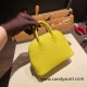 Hermes mini bolide Chevre 9R/Lime Full Handmade 036 Hermes mini bolide Chevre 9R/Lime Full Handmade 036