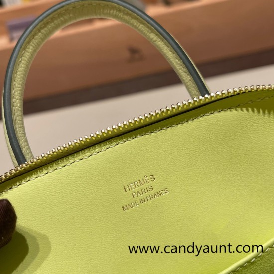 Hermes mini bolide Chevre R9 /Jaune Bourgeon Full Handmade 040 Hermes mini bolide Chevre R9 /Jaune Bourgeon Full Handmade 040