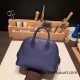 Hermes mini bolide Chevre M3/Blue Encre Full Handmade 050 Hermes mini bolide Chevre M3/Blue Encre Full Handmade 050