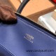 Hermes mini bolide Chevre M3/Blue Encre Full Handmade 050 Hermes mini bolide Chevre M3/Blue Encre Full Handmade 050