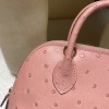 【NEW】Mini Bolide 18cm Ostrich 94 Terre Cuite  Full Hand-Stitching