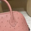 【NEW】Mini Bolide 18cm Ostrich 94 Terre Cuite  Full Hand-Stitching
