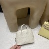 【NEW】Mini Bolide 18cm Ostrich 3C Parchemin  Gold Hardware Full Hand-Stitching