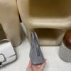 【NEW】Mini Bolide 18cm Ostrich 82 / Gris Agate  Gold Hardware Full Hand-Stitching
