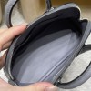 【NEW】Mini Bolide 18cm Ostrich 82 / Gris Agate  Gold Hardware Full Hand-Stitching