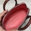 【NEW】Mini Bolide Evercolor 0G / Rouge Sellier ×K4 Rose d’ete Silver Hardware New stock Mini Bolide Full Hand-Stitching