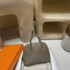 【NEW】Mini Bolide Evercolor 18 / Étoupe Grey Gold Hardware New stock Mini Bolide Full Hand-Stitching