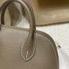 【NEW】Mini Bolide Evercolor 18 / Étoupe Grey Gold Hardware New stock Mini Bolide Full Hand-Stitching