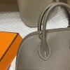 【NEW】Mini Bolide Evercolor 18 / Étoupe Grey Gold Hardware New stock Mini Bolide Full Hand-Stitching