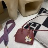 【Mini bolide】evercolor  55 / Rouge H   ×K4 Rose d’ete Gold Hardware Full Hand-Stitching