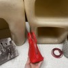 【Mini bolide】 Chevre S3 / Rouge Cœur Silver Hardware, Full Hand-Stitching