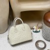 【Mini bolide】Mini Bolide 18cm Ostrich 3C / Parchemin   Gold Hardware  Full Hand-Stitching