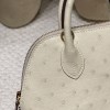 【Mini bolide】Mini Bolide 18cm Ostrich 3C / Parchemin   Gold Hardware  Full Hand-Stitching