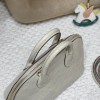 【Mini bolide】Mini Bolide 18cm Ostrich 3C / Parchemin   Gold Hardware  Full Hand-Stitching