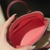【Mini bolide】evercolor  55 / Rouge H   ×K4 Rose d’ete Gold Hardware  Full Hand-Stitching