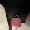 【Mini bolide】evercolor  55 / Rouge H   ×K4 Rose d’ete Silver Hardware, Full Hand-Stitching