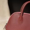 【Mini bolide】evercolor  55 / Rouge H   ×K4 Rose d’ete Silver Hardware, Full Hand-Stitching