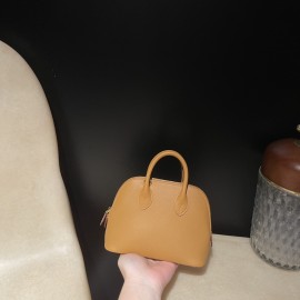 【Mini bolide】evercolor  2S / Sesame  ×U5 Rose Lipstick   Full Hand-Stitching