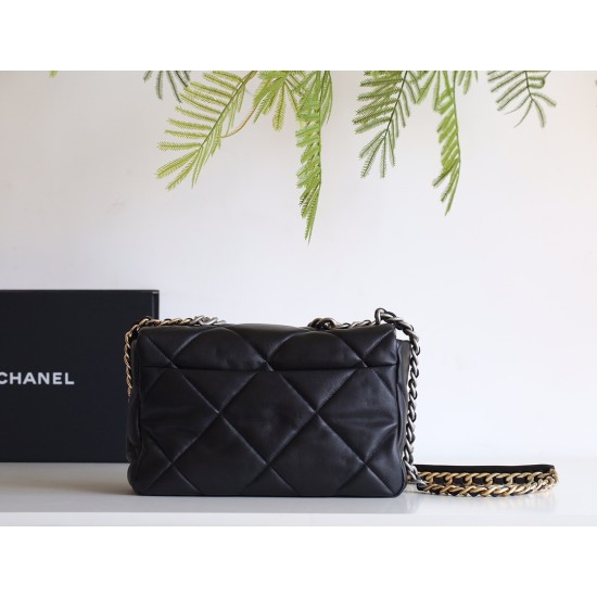 【新登場】CHANEL 19Bag ミッドサイズハンドバッグ アップグレードバージョン ブラックシルバークラス - 三色チェーンで彩るエレガンス 【新登場】CHANEL 19Bag ミッドサイズハンドバッグ アップグレードバージョン ブラックシルバークラス - 三色チェーンで彩るエレガンス