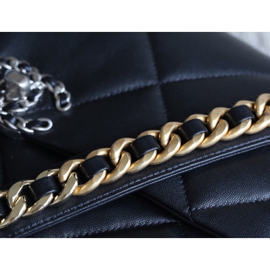 【新登場】CHANEL 19Bag ミッドサイズハンドバッグ アップグレードバージョン ブラックシルバークラス - 三色チェーンで彩るエレガンス 【新登場】CHANEL 19Bag ミッドサイズハンドバッグ アップグレードバージョン ブラックシルバークラス - 三色チェーンで彩るエレガンス