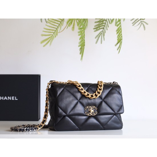 【新登場】CHANEL 19Bag ミッドサイズハンドバッグ アップグレードバージョン ブラックゴールドクラス - 三色金色チェーンで輝くエレガンス 【新登場】CHANEL 19Bag ミッドサイズハンドバッグ アップグレードバージョン ブラックゴールドクラス - 三色金色チェーンで輝くエレガンス