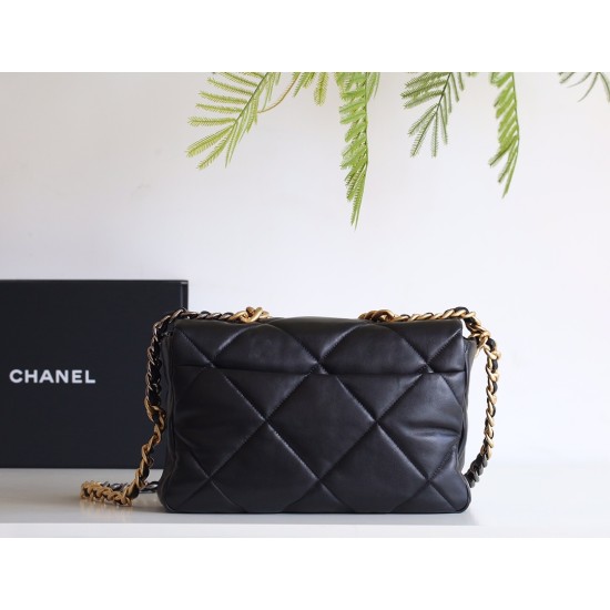 【新登場】CHANEL 19Bag ミッドサイズハンドバッグ アップグレードバージョン ブラックゴールドクラス - 三色金色チェーンで輝くエレガンス 【新登場】CHANEL 19Bag ミッドサイズハンドバッグ アップグレードバージョン ブラックゴールドクラス - 三色金色チェーンで輝くエレガンス