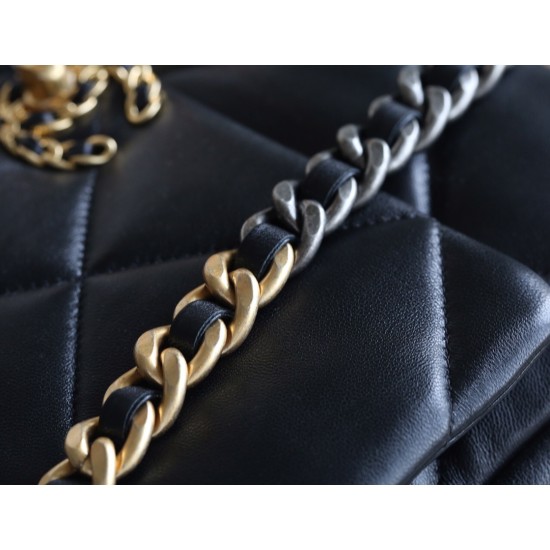 【新登場】CHANEL 19Bag ミッドサイズハンドバッグ アップグレードバージョン ブラックゴールドクラス - 三色金色チェーンで輝くエレガンス 【新登場】CHANEL 19Bag ミッドサイズハンドバッグ アップグレードバージョン ブラックゴールドクラス - 三色金色チェーンで輝くエレガンス