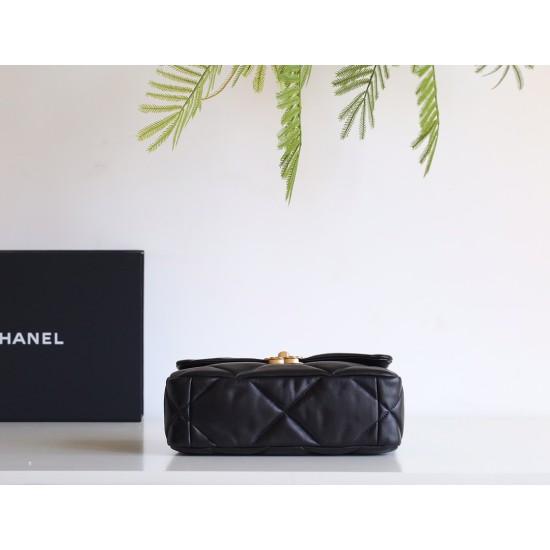 【新登場】CHANEL 19Bag スモールサイズハンドバッグ アップグレードバージョン ブラック&ゴールド - 三色金色チェーンで輝く女神エレガンス 【新登場】CHANEL 19Bag スモールサイズハンドバッグ アップグレードバージョン ブラック&ゴールド - 三色金色チェーンで輝く女神エレガンス