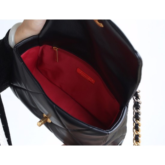 【新登場】CHANEL 19Bag スモールサイズハンドバッグ アップグレードバージョン ブラック&ゴールド - 三色金色チェーンで輝く女神エレガンス 【新登場】CHANEL 19Bag スモールサイズハンドバッグ アップグレードバージョン ブラック&ゴールド - 三色金色チェーンで輝く女神エレガンス