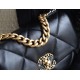 【新登場】CHANEL 19Bag スモールサイズハンドバッグ アップグレードバージョン ブラック&ゴールド - 三色金色チェーンで輝く女神エレガンス 【新登場】CHANEL 19Bag スモールサイズハンドバッグ アップグレードバージョン ブラック&ゴールド - 三色金色チェーンで輝く女神エレガンス