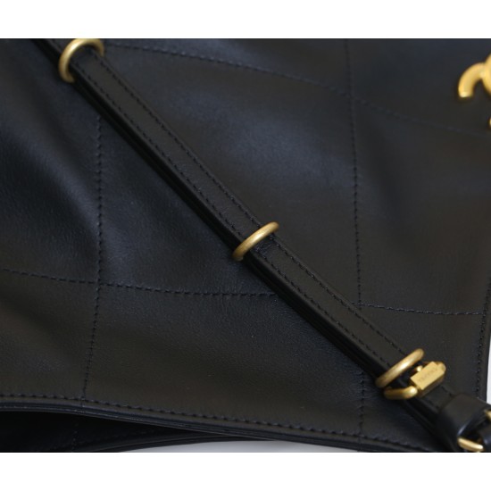 2025NEW-002 CHANEL 25s春夏ランウェイ トートバッグ：レトロゴールドと大格子で輝くラグジュアリー​ 31×26×11 cm 