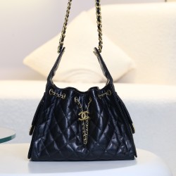 2025NEW-003 最新 CHANEL 25bag ドローコードデザイン：ヒッピーホボスモールサイズの圧倒的存在感 30×28×16 cm 