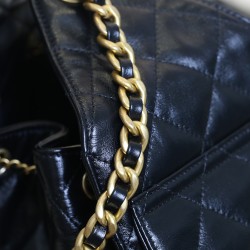 2025NEW-003 最新 CHANEL 25bag ドローコードデザイン：ヒッピーホボスモールサイズの圧倒的存在感 30×28×16 cm 