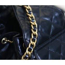 2025NEW-003 最新 CHANEL 25bag ドローコードデザイン：ヒッピーホボスモールサイズの圧倒的存在感 30×28×16 cm 