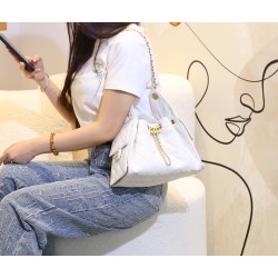 2025NEW-005 最新 CHANEL 25bag 全てがハイライト！ドローコードとカビアレザーの魅力​ 30×28×16 cm 