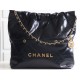 【24B 秋冬新作】Chanel 22 バッグ ダブルポケットモデル ブラックゴールド スモールサイズ | 人気のゴミ袋バッグ新バージョン 35×37×7 cm 【24B 秋冬新作】Chanel 22 バッグ ダブルポケットモデル ブラックゴールド スモールサイズ | 人気のゴミ袋バッグ新バージョン 35×37×7 cm