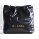 【24B 秋冬新作】Chanel 22 バッグ ダブルポケットモデル ブラックゴールド スモールサイズ | 人気のゴミ袋バッグ新バージョン 35×37×7 cm 【24B 秋冬新作】Chanel 22 バッグ ダブルポケットモデル ブラックゴールド スモールサイズ | 人気のゴミ袋バッグ新バージョン 35×37×7 cm