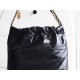 【24B 秋冬新作】Chanel 22 バッグ ダブルポケットモデル ブラックゴールド スモールサイズ | 人気のゴミ袋バッグ新バージョン 35×37×7 cm 【24B 秋冬新作】Chanel 22 バッグ ダブルポケットモデル ブラックゴールド スモールサイズ | 人気のゴミ袋バッグ新バージョン 35×37×7 cm