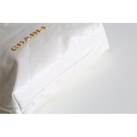 【No°22 香水 100 周年記念】Chanel 22 バッグ ゴミ袋デザイン - モンテベロ油蝋牛革 × 次世代クラシック 35×37×7cm 【No°22 香水 100 周年記念】Chanel 22 バッグ ゴミ袋デザイン - モンテベロ油蝋牛革 × 次世代クラシック 35×37×7cm