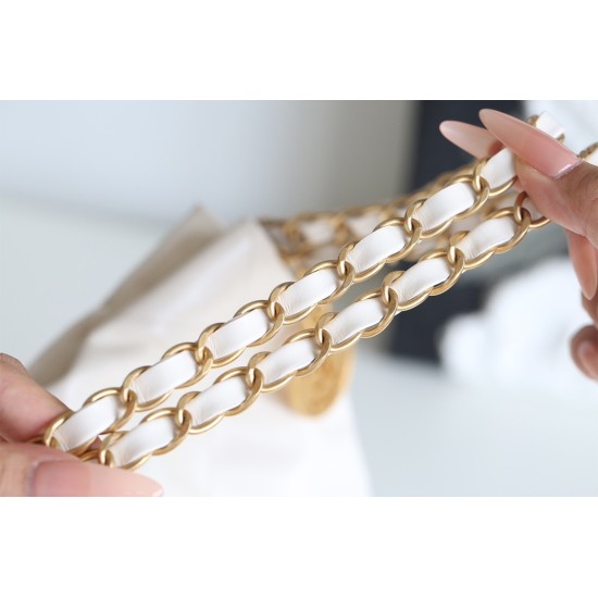 【No°22 香水 100 周年記念】Chanel 22 バッグ ゴミ袋デザイン - モンテベロ油蝋牛革 × 次世代クラシック 35×37×7cm 【No°22 香水 100 周年記念】Chanel 22 バッグ ゴミ袋デザイン - モンテベロ油蝋牛革 × 次世代クラシック 35×37×7cm