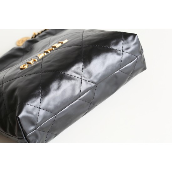 【No°22 香水 100 周年記念】Chanel 22 バッグ ゴミ袋デザイン - モンテベロ油蝋牛革 × 圧倒的存在感 39×42×8cm 【No°22 香水 100 周年記念】Chanel 22 バッグ ゴミ袋デザイン - モンテベロ油蝋牛革 × 圧倒的存在感 39×42×8cm