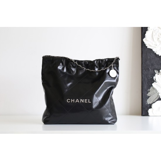 【No°22 香水 100 周年記念】Chanel 22 バッグ ゴミ袋デザイン - モンテベロ油蝋牛革 × 新時代の美貌 39×42×8cm 【No°22 香水 100 周年記念】Chanel 22 バッグ ゴミ袋デザイン - モンテベロ油蝋牛革 × 新時代の美貌 39×42×8cm