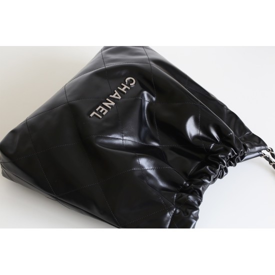 【No°22 香水 100 周年記念】Chanel 22 バッグ ゴミ袋デザイン - モンテベロ油蝋牛革 × 新時代の美貌 39×42×8cm 【No°22 香水 100 周年記念】Chanel 22 バッグ ゴミ袋デザイン - モンテベロ油蝋牛革 × 新時代の美貌 39×42×8cm